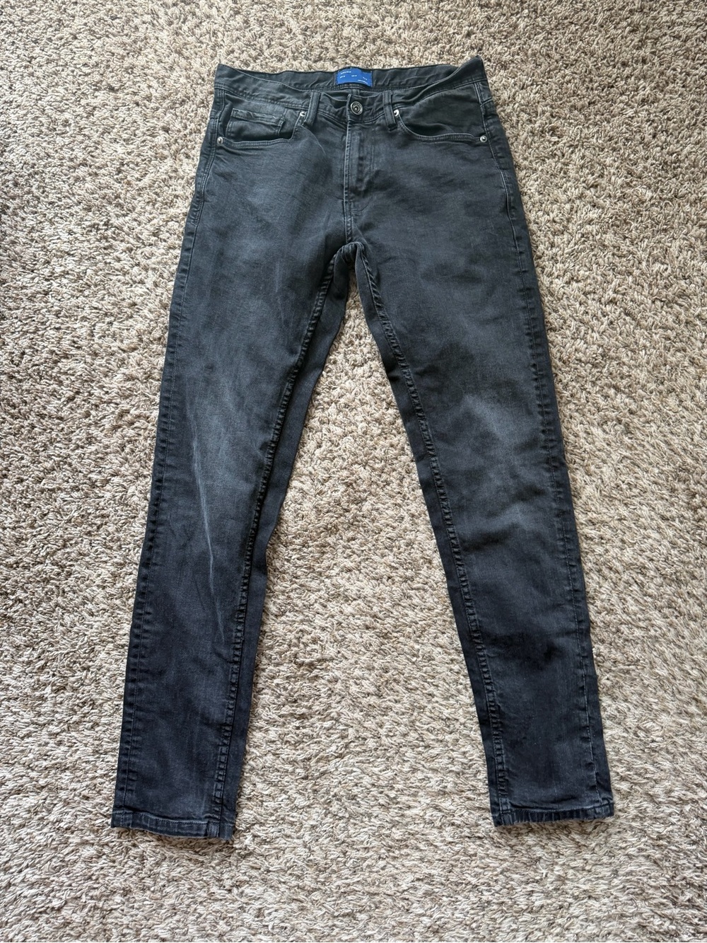 Zara Man Slim Fit Jeans | Men's Size 31 | Faded Black/Dark Gray